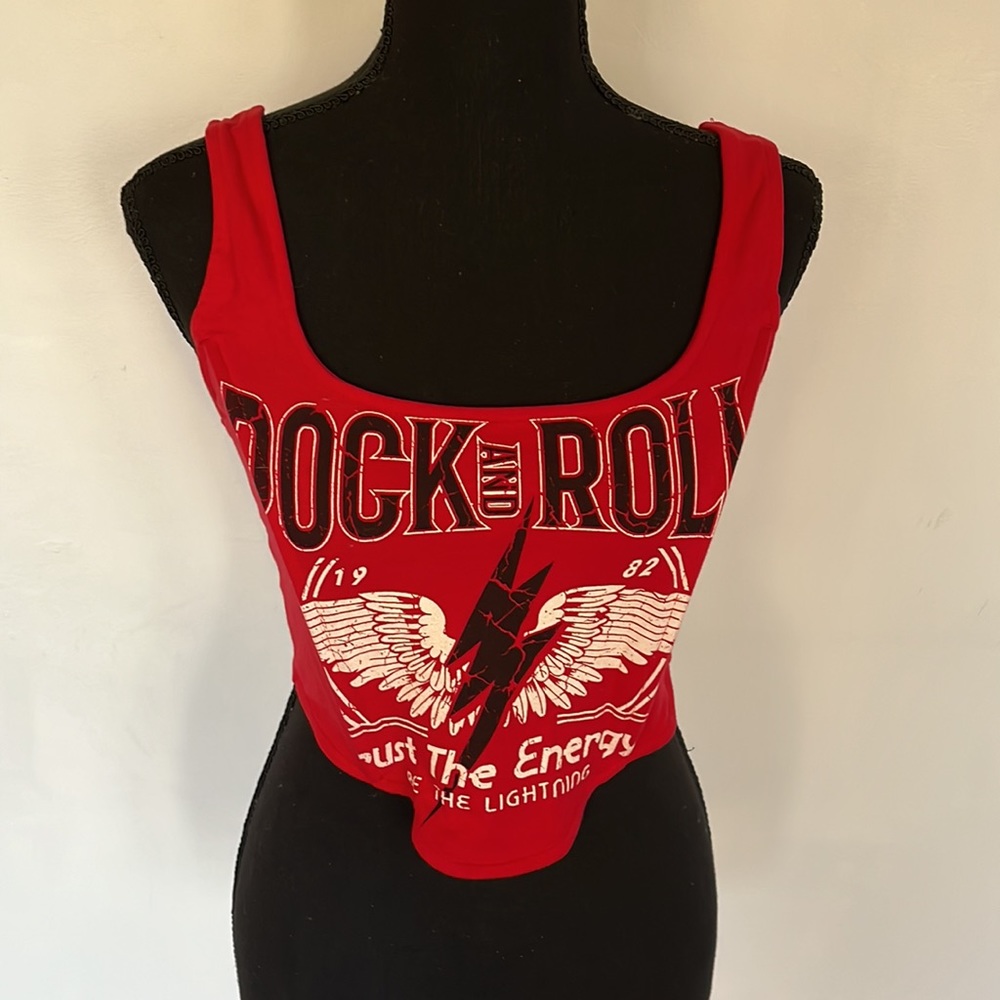 Red Corset Top